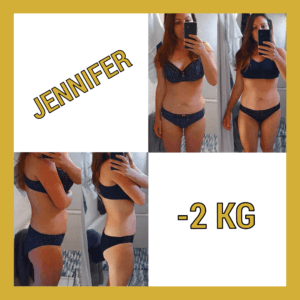 Jennifer, -2kg